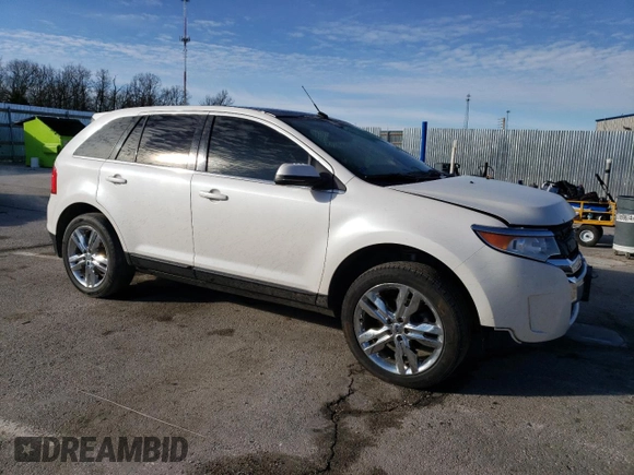 2013 Ford Edge Limited with VIN 2FMDK3KC5DBA31832, listed as a Copart auction lot 47881495 with 214,944 mi miles and Salvage Title. Bid and sale history available at carsss.com. Image 4.