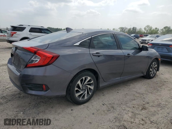 2018 Honda Civic EX with VIN 2HGFC2F7XJH598212, listed as a Copart auction lot 50825105 with 71,888 mi miles and Clean Title. Bid and sale history available at DreamBid. Image 3.