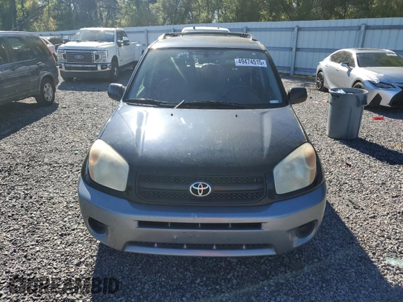 2005 Toyota RAV4 with VIN JTEGD20V750074478, listed as a Copart auction lot 49474515 with 151,829 mi miles and Salvage Title. Bid and sale history available at DreamBid. Image 5.