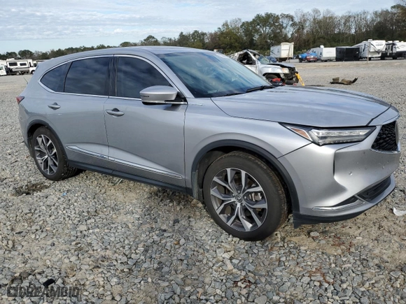 2022 Acura MDX w/Technology Package with VIN 5J8YD9H49NL008530, listed as a Copart auction lot 80326664 with 77,271 mi miles and Salvage Title. Bid and sale history available at carsss.com. Image 4.