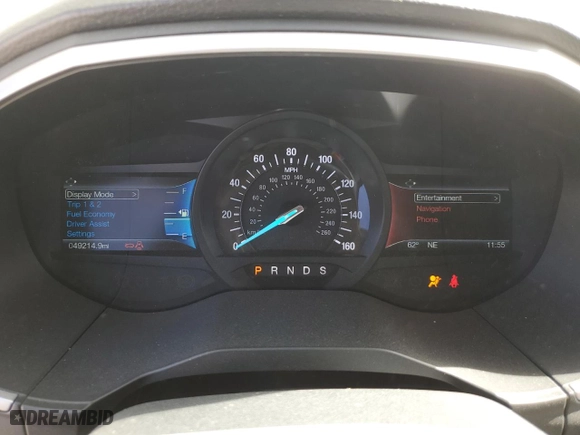 2015 Ford Edge SEL with VIN 2FMTK4J87FBB95908, listed as a Copart auction lot 46727735 with 49,214 mi miles and Salvage Title. Bid and sale history available at carsss.com. Image 9.
