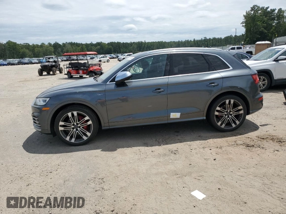 2018 Audi SQ5 Premium Plus with VIN WA1A4AFY6J2084420, listed as a Copart auction lot 68726034 with Not Provided miles and Salvage Title. Bid and sale history available at DreamBid. Image 1.