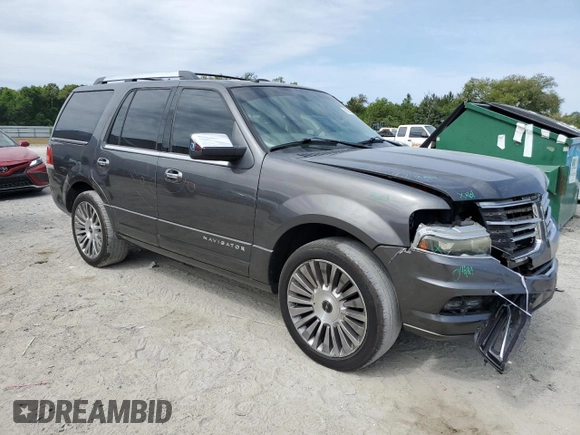 2016 Lincoln Navigator Select z VIN 5LMJJ2HT4GEL09228, wystawiony jako Copart lot #56006535 z przebiegiem 157 100 mil mil oraz Szkoda całkowita • Salvage title. Historia ofert i sprzedaży dostępna na DreamBid. Obrazek 4.