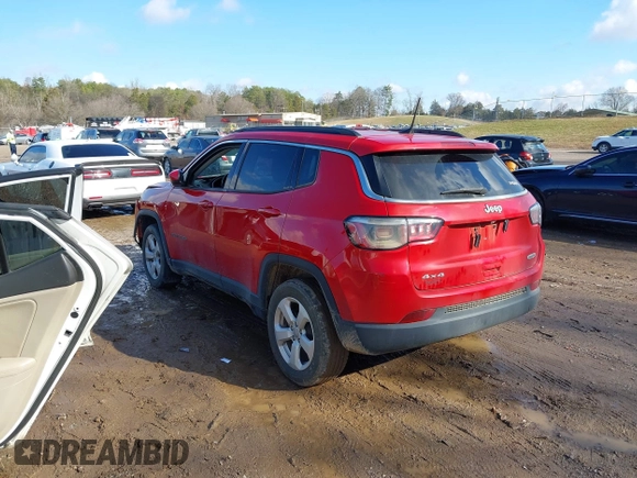 2018 Jeep Compass Latitude z VIN 3C4NJDBB3JT249146, wystawiony jako IAAI lot #41208876 z przebiegiem 78 192 mil mil oraz . Historia ofert i sprzedaży dostępna na DreamBid. Obrazek 3.