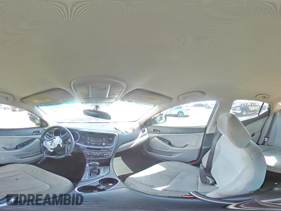 2014 Kia Optima LX with VIN 5XXGM4A71EG281270, listed as a Copart auction lot 52617445 with Not Provided miles and Salvage Title. Bid and sale history available at carsss.com. Image 13.