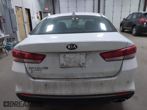 2018 Kia Optima S with VIN 5XXGT4L35JG209737, listed as a IAAI auction lot 41806505 with 98,869 mi miles and . Bid and sale history available at DreamBid. Image 17.