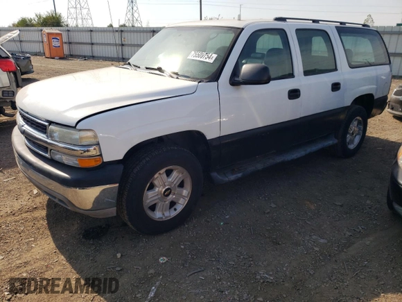 2006 Chevrolet Suburban LS with VIN 1GNEC16Z56J119858, listed as a Copart auction lot 75500754 with 201,536 mi miles and Clean Title. Bid and sale history available at carsss.com. Image 1.