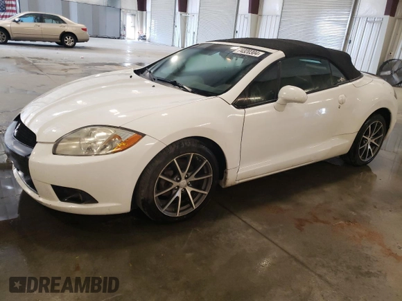 2012 Mitsubishi Eclipse GS Sport with VIN 4A37L2EF4CE003535, listed as a Copart auction lot 74320304 with 155,653 mi miles and Salvage Title. Bid and sale history available at carsss.com. Image 1.