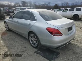 2016 Mercedes-Benz C 300 with VIN 55SWF4JB2GU166997, listed as a Copart auction lot 47840625 with 117,596 mi miles and Salvage Title. Bid and sale history available at carsss.com. Image 2.