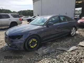 2015 Audi A6 Premium Plus with VIN WAUFGAFC8FN011656, listed as a Copart auction lot 61473045 with 75,658 mi miles and Salvage title. Bid and sale history available at DreamBid. Image 1.