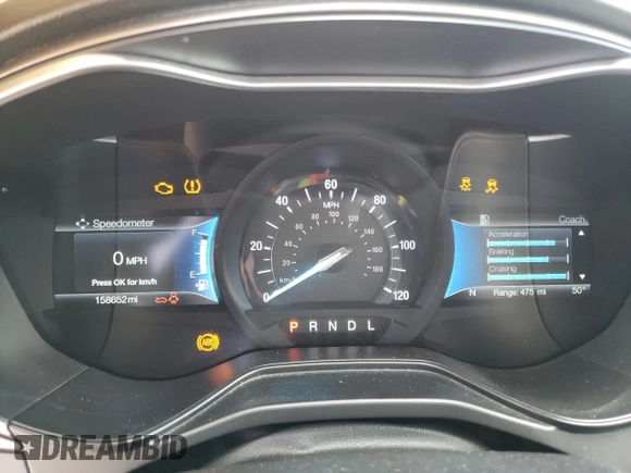 2019 Ford Fusion Hybrid SE with VIN 3FA6P0LU9KR201909, listed as a Copart auction lot 46178173 with 158,652 mi miles. Bid and sale history available at carsss.com. Image 9.