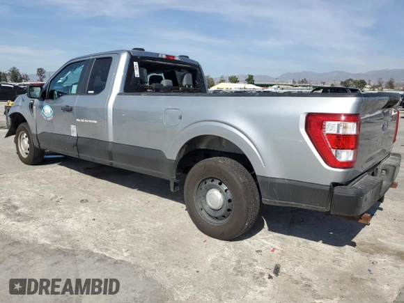 2023 Ford F-150 XL with VIN 1FTEX1CP8PKG08377, listed as a Copart auction lot 45999745 with 18,244 mi miles and Salvage title. Bid and sale history available at DreamBid. Image 2.