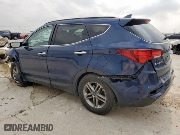 2017 Hyundai Santa Fe 2.4L z VIN 5XYZU3LB4HG401163, wystawiony jako Copart lot #57504375 z przebiegiem 84 964 mil mil oraz Szkoda całkowita • Salvage title. Historia ofert i sprzedaży dostępna na DreamBid. Obrazek 2.
