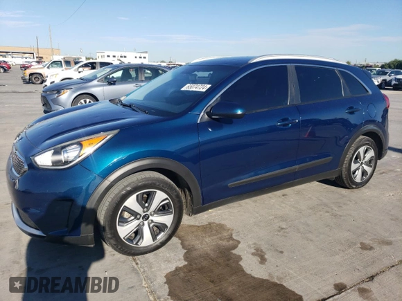 2017 Kia Niro LX with VIN KNDCB3LC9H5062395, listed as a Copart auction lot 65074724 with 123,602 mi miles and Clean Title. Bid and sale history available at carsss.com. Image 1.