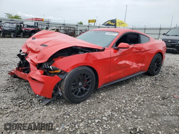 2018 Ford Mustang EcoBoost с VIN 1FA6P8TH6J5131806, выставлен на аукционе Copart как лот 55484075 с пробегом 80 525 миль миль и Списание • Salvage title. История ставок и продаж доступна на DreamBid. Изображение 1.