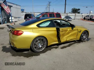 2017 BMW M4 with VIN WBS3R9C57HK709712, listed as a Copart auction lot 69876754 with 48,172 mi miles and Salvage Title. Bid and sale history available at carsss.com. Image 3.