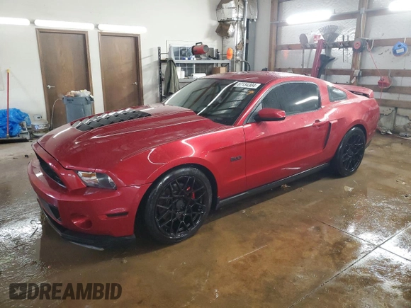 2011 Ford Mustang GT with VIN 1ZVBP8CF3B5143451, listed as a Copart auction lot 87134304 with 136,411 mi miles and Salvage Title. Bid and sale history available at carsss.com. Image 1.
