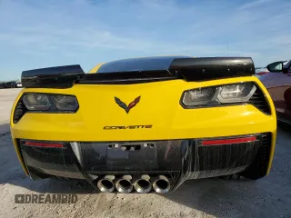 2019 Chevrolet Corvette Z06 3LZ with VIN 1G1YU2D64K5605123, listed as a Copart auction lot 74478664 with 10,124 mi miles and Salvage Title. Bid and sale history available at carsss.com. Image 6.