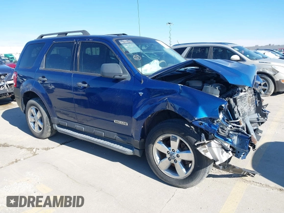 2008 Ford Escape XLT с VIN 1FMCU93168KA50679, выставлен на аукционе IAAI как лот 39837887 с пробегом Не указан миль и . История ставок и продаж доступна на DreamBid. Изображение 1.