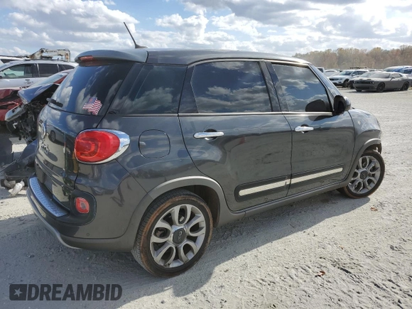 2015 FIAT 500L Urbana Trekking with VIN ZFBCFADH1FZ033792, listed as a Copart auction lot 78864304 with 98,097 mi miles and Salvage Title. Bid and sale history available at carsss.com. Image 3.