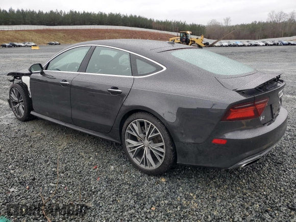 2017 Audi A7 Prestige with VIN WAU22AFC8HN043832, listed as a Copart auction lot 42412214 with 76,025 mi miles. Bid and sale history available at carsss.com. Image 2.