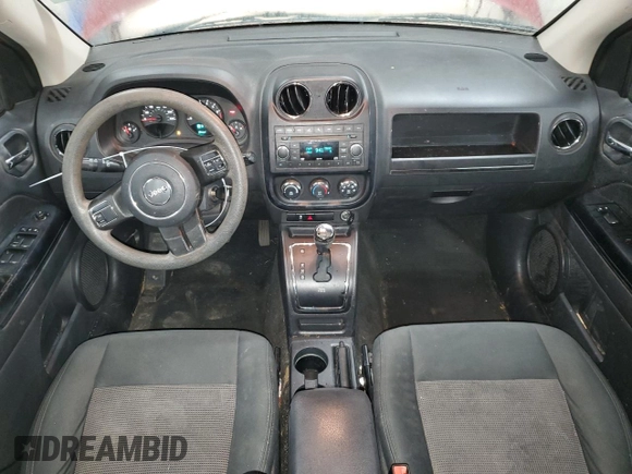 2012 Jeep Compass Sport with VIN 1C4NJCBB0CD640158, listed as a Copart auction lot 83050984 with 126,317 mi miles and Salvage Title. Bid and sale history available at carsss.com. Image 8.