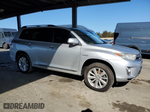 2011 Toyota Highlander Hybrid Limited with VIN JTEDC3EH8B2000873, listed as a Copart auction lot 49807445 with 179,016 mi miles and Clean Title. Bid and sale history available at carsss.com. Image 4.