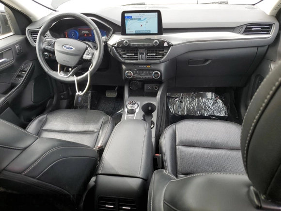 2021 Ford Escape Titanium with VIN 1FMCU9J97MUA57521, listed as a Copart auction lot 58714055 with 83,201 mi miles and Salvage title. Bid and sale history available at DreamBid. Image 8.