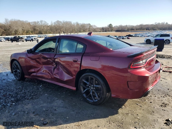 2021 Dodge Charger GT with VIN 2C3CDXHG0MH603693, listed as a Copart auction lot 43260255 with NaN miles and Salvage Title. Bid and sale history available at carsss.com. Image 2.