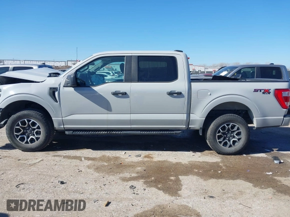 2023 Ford F-150 XL with VIN 1FTFW1E57PKE62881, listed as a IAAI auction lot 41481403 with 20,603 mi miles. Bid and sale history available at carsss.com. Image 14.
