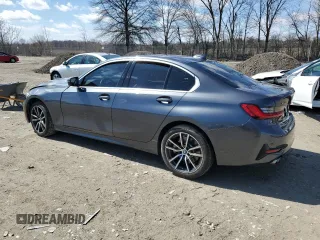 2021 BMW 3 Series 330i xDrive with VIN WBA5R7C04MFK51040, listed as a Copart auction lot 49620045 with 51,069 mi miles and Salvage Title. Bid and sale history available at carsss.com. Image 2.