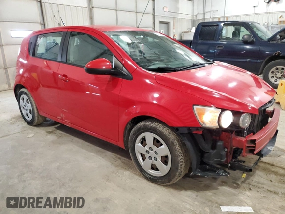 2015 Chevrolet Sonic LS with VIN 1G1JA6SH5F4163373, listed as a Copart auction lot 51759005 with 54,704 mi miles and Salvage title. Bid and sale history available at DreamBid. Image 4.