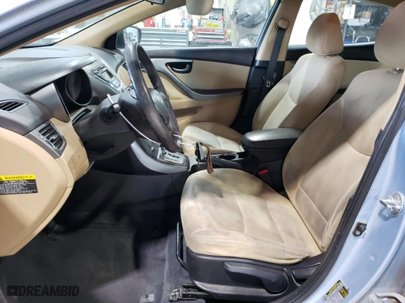 2013 Hyundai Elantra Limited with VIN KMHDH4AE9DU592262, listed as a Copart auction lot 51904215 with 115,947 mi miles and Salvage Title. Bid and sale history available at carsss.com. Image 7.