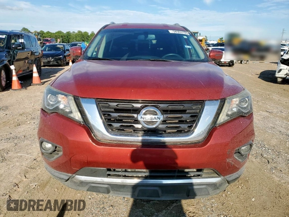 2017 Nissan Pathfinder SV z VIN 5N1DR2MN1HC679419, wystawiony jako Copart lot #58963105 z przebiegiem 132 164 mil mil oraz Czysty tytuł • Clean title. Historia ofert i sprzedaży dostępna na DreamBid. Obrazek 5.