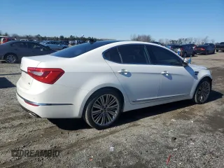 2015 Kia Cadenza Premium with VIN KNALN4D74F5192626, listed as a Copart auction lot 44785085 with 82,313 mi miles and Salvage Title. Bid and sale history available at carsss.com. Image 3.