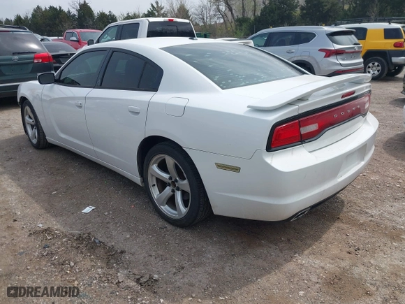 2013 Dodge Charger SXT Plus with VIN 2C3CDXHG8DH614862, listed as a IAAI auction lot 41874630 with 156,213 mi miles. Bid and sale history available at carsss.com. Image 3.