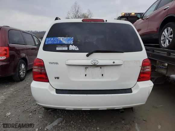 2002 Toyota Highlander with VIN JTEGF21A220035055, listed as a Copart auction lot 81856254 with 182,583 mi miles and Clean Title. Bid and sale history available at carsss.com. Image 6.