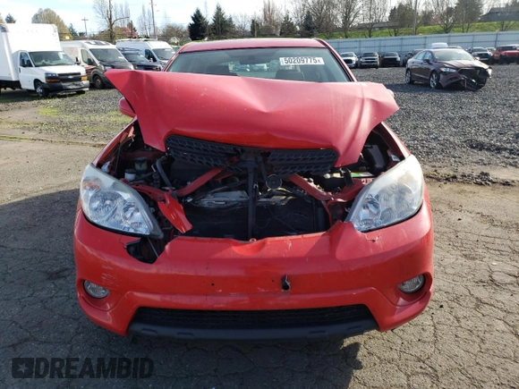 2008 Toyota Matrix STD with VIN 2T1KR30E88C702449, listed as a Copart auction lot 50209775 with 49,294 mi miles and Salvage Title. Bid and sale history available at DreamBid. Image 5.