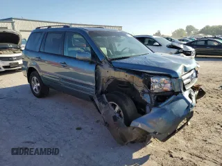 2007 Honda Pilot EX-L with VIN 5FNYF18517B028036, listed as a Copart auction lot 72685494 with Not Provided miles and Salvage Title. Bid and sale history available at DreamBid. Image 4.