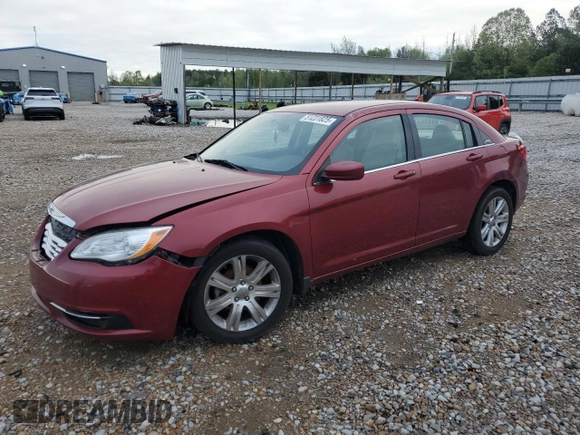 2012 Chrysler 200 Touring with VIN 1C3CCBBB8CN135561, listed as a Copart auction lot 51231825 with 170,289 mi miles and Salvage Title. Bid and sale history available at DreamBid. Image 1.