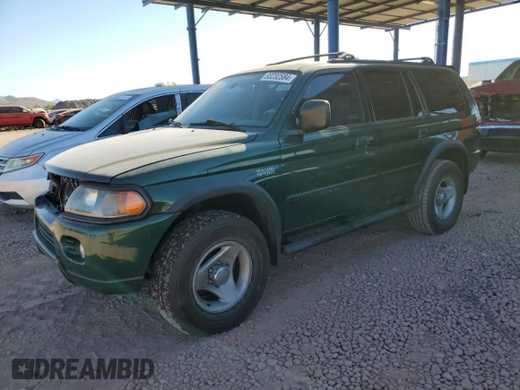 2000 Mitsubishi Montero LS z VIN JA4MT31H0YP015030, wystawiony jako Copart lot #83232584 z przebiegiem 75 294 mil mil oraz Szkoda całkowita • Salvage title. Historia ofert i sprzedaży dostępna na DreamBid. Obrazek 1.