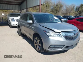 2016 Acura MDX w/Advance with VIN 5FRYD4H96GB034228, listed as a IAAI auction lot 41673425 with 109,208 mi miles. Bid and sale history available at carsss.com. Image 1.