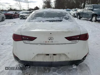 2017 Infiniti Q60 Red Sport 400 with VIN JN1FV7EL7HM701214, listed as a Copart auction lot 43966315 with Not provided miles and Clean title. Bid and sale history available at DreamBid. Image 6.