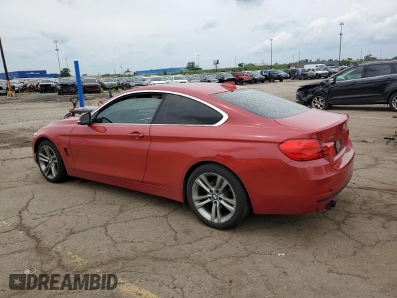 2016 BMW 4 Series 428i xDrive with VIN WBA3N9C56GK250087, listed as a Copart auction lot 61393405 with 113,438 mi miles and Clean title. Bid and sale history available at DreamBid. Image 2.