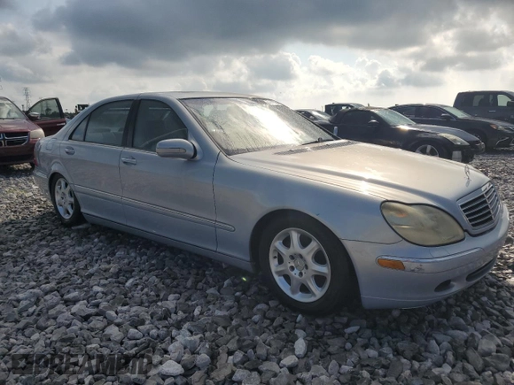 2002 Mercedes-Benz S-Class 4.3L with VIN WDBNG70J22A299862, listed as a Copart auction lot 71749794 with 0 mi miles and Non Repairable. Bid and sale history available at carsss.com. Image 4.