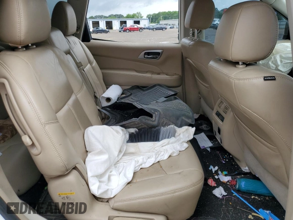 2017 Nissan Pathfinder SL with VIN 5N1DR2MNXHC901682, listed as a Copart auction lot 56647105 with Not provided miles and Salvage title. Bid and sale history available at DreamBid. Image 11.