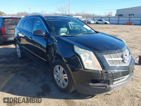 2010 Cadillac SRX Luxury Collection with VIN 3GYFNAEY0AS648829, listed as a IAAI auction lot 41687945 with 165,204 mi miles. Bid and sale history available at carsss.com. Image 1.