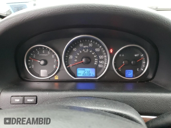 2008 Hyundai Veracruz GLS with VIN KM8NU73C78U068997, listed as a Copart auction lot 63364235 with 166,581 mi miles and Non repairable. Bid and sale history available at DreamBid. Image 9.