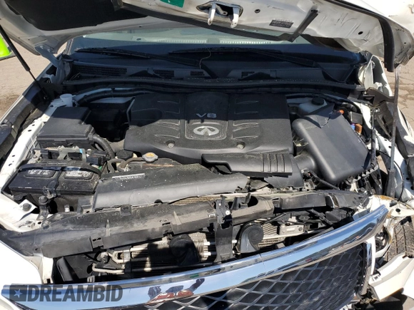 2017 Infiniti QX80 with VIN JN8AZ2NF1H9645805, listed as a Copart auction lot 49729635 with 98,451 mi miles and Salvage Title. Bid and sale history available at carsss.com. Image 14.