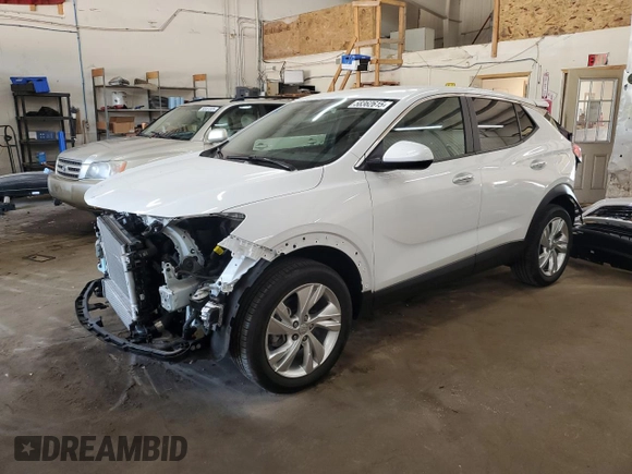 2024 Buick Encore GX Preferred с VIN KL4AMCSL9RB184965, выставлен на аукционе Copart как лот 58362615 с пробегом 6 152 миль миль и Списание • Salvage title. История ставок и продаж доступна на DreamBid. Изображение 1.